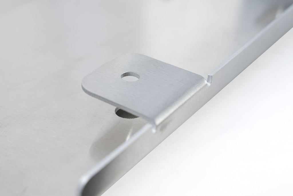 HPS Performance Aluminum Front Undertray Under Panel Skid Plate - Honda Fit - (2009-2013)