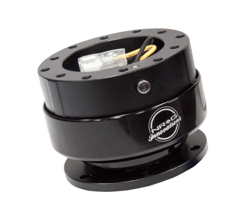 NRG Gen 2 Black Steering Wheel Quick Release Hub Kit - Universal Fitment