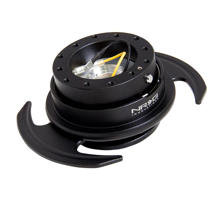 NRG Gen 3.0 Steering Wheel Quick Release Hub Kit - Black