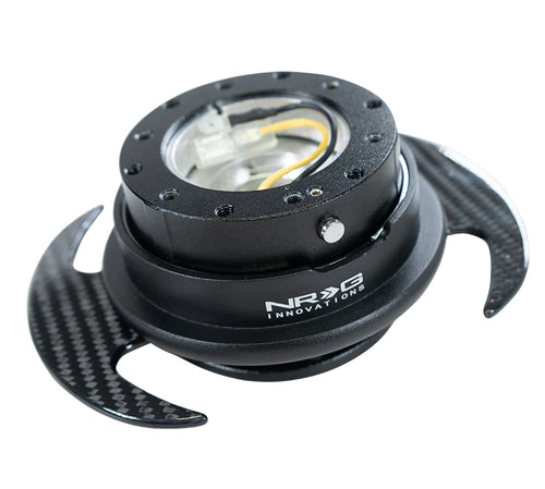 NRG Gen 3.0 Steering Wheel Quick Release Hub Kit - Carbon Fiber