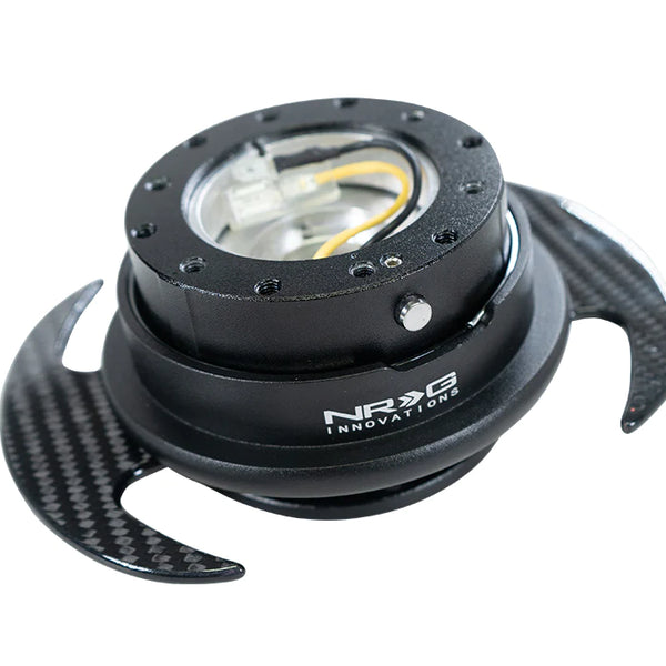 NRG Gen 3.0 Steering Wheel Quick Release Hub Kit - Carbon Fiber
