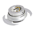 NRG Gen 3.0 Steering Wheel Quick Release Hub Kit - Silver