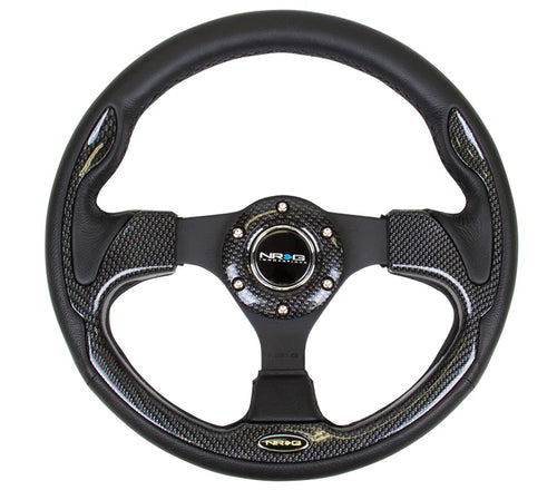 NRG Innovations 320mm Carbon Fiber Sport Steering Wheel