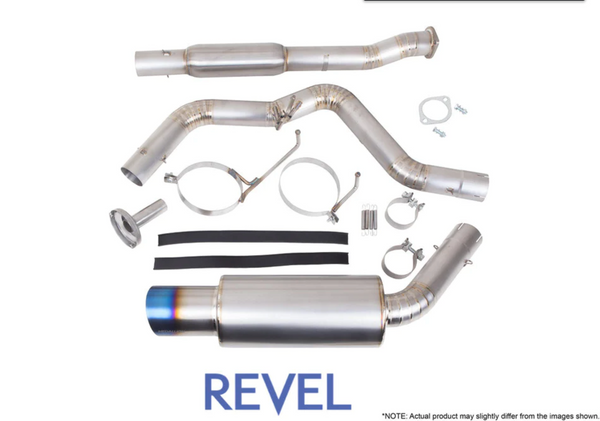 Revel Medallion Ultra Ti Single Exit Cat Back Exhaust System - Subaru WRX / STI Sedan (2008-2021)