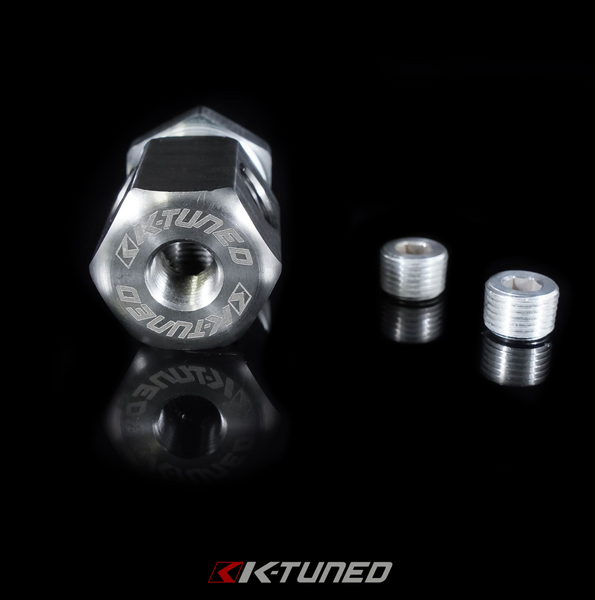 K-Tuned Oil Pressure Sensor Adapter - 1/8 BSPT Thread