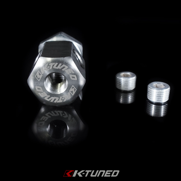 K-Tuned Oil Pressure Sensor Adapter - 1/8 BSPT Thread