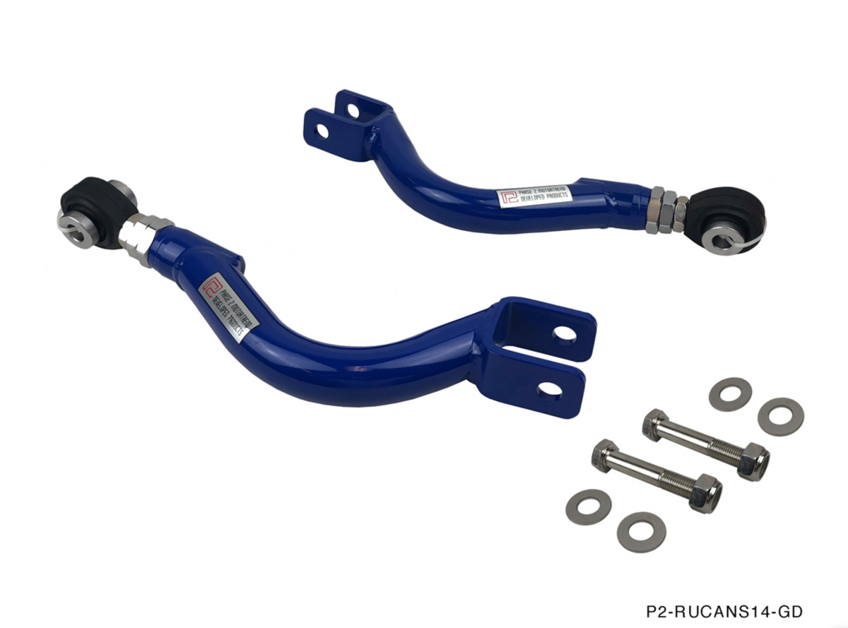 P2M Adjustable Rear Upper Control Arms RUCA - Nissan 240SX S14 (1995-1998) - P2-RUCANS14-HC