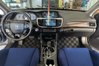 Phase 2 Motortrend (P2M) Checkered Carpet Race Floor Mats - Honda Accord Sedan (2013-2017)