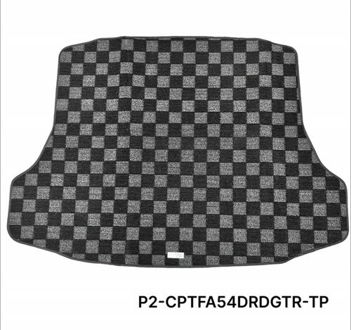 Phase 2 Motortrend (P2M) Checkered Carpet Trunk Mat - Honda Civic Sedan FA5 (2006-2011)