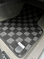 Phase 2 Motortrend (P2M) Checkered Carpet Race Floor Mats - Audi TT (1998-2006)