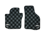 Phase 2 Motortrend (P2M) Checkered Carpet Race Floor Mats Front & Rear - Volkswagen MK3 Scirocco (3 DOOR HATCH) 2009-17