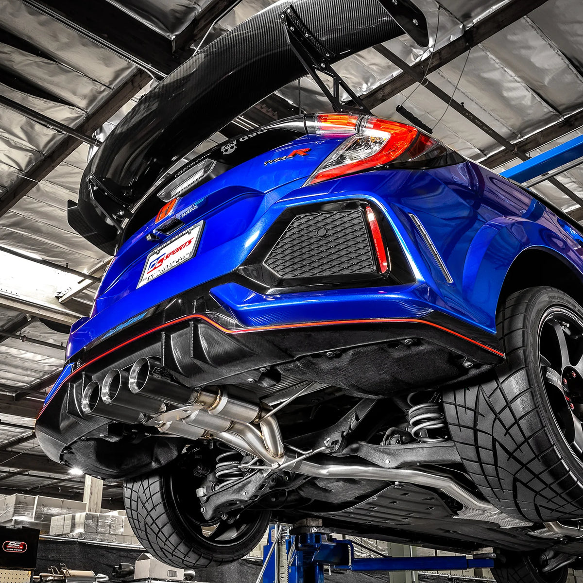 DC Sports Black Tip Exhaust System - Honda Civic Type R FK8 (2017-2021)