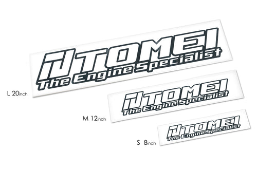 Tomei Engine Specialist Die Cut White Decal Sticker (12") - Single