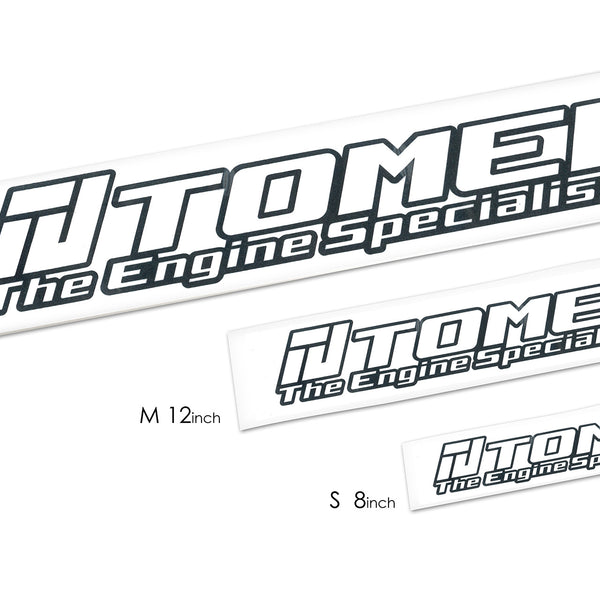 Tomei Engine Specialist Die Cut White Decal Sticker (12