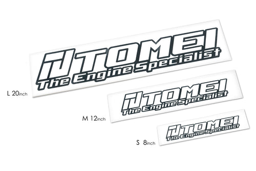 Tomei Engine Specialist Die Cut White Decal Sticker (8") - Single