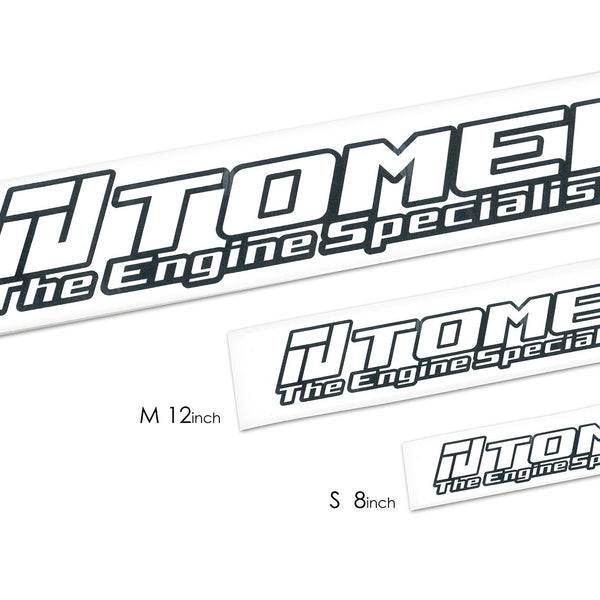 Tomei Engine Specialist Die Cut White Decal Sticker (8