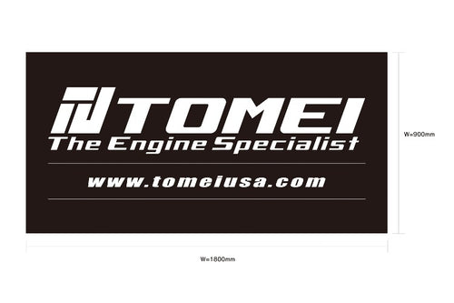 Tomei Banner Engine Specialist (Black) 1800mm x 900mm - Single