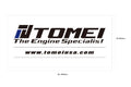 Tomei Banner Engine Specialist (White) 1800mm x 900mm - Single