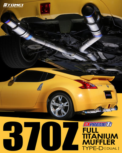 Tomei Type-D Expreme Ti Titanium Dual Exit Exhaust - Nissan Z34 370Z (2009-2021)