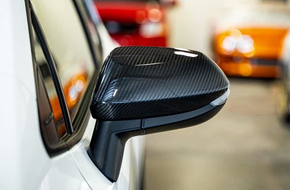 87950-TEA14 - Tom's Racing Carbon Fiber Mirror Caps - Toyota GR Corolla ...