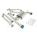 Manzo Stainless Steel Catback Exhaust System w/ Burnt Tips - Nissan Z34 370z