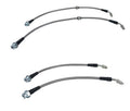 Phase 2 Motortrend (P2M) Stainless Steel Braided F&R Z32 Conversion Brake Lines - Nissan 240sx (1989-1998)