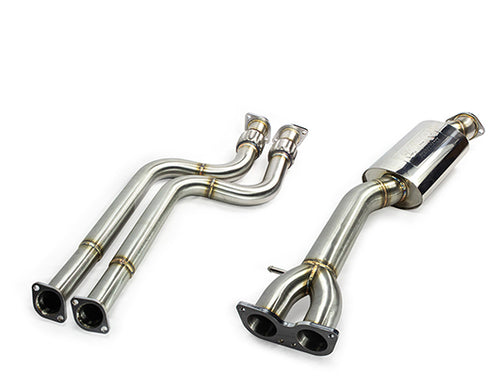 ISR Performance Series II Resonated Mid Section Only - BMW E46 Late 325/330
