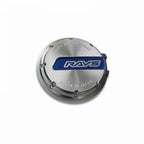 Rays Gram Lights 57CR / 57DR Center Cap - Blue / Chrome - Set of 4