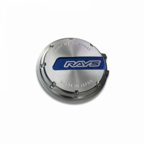 Rays Gram Lights 57CR / 57DR Center Cap - Blue / Chrome - Set of 4