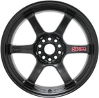 Gram Lights 57DR WGIAC12EH 18x10.5 +12 5x114.3 Semi Gloss Black wheel - view 2