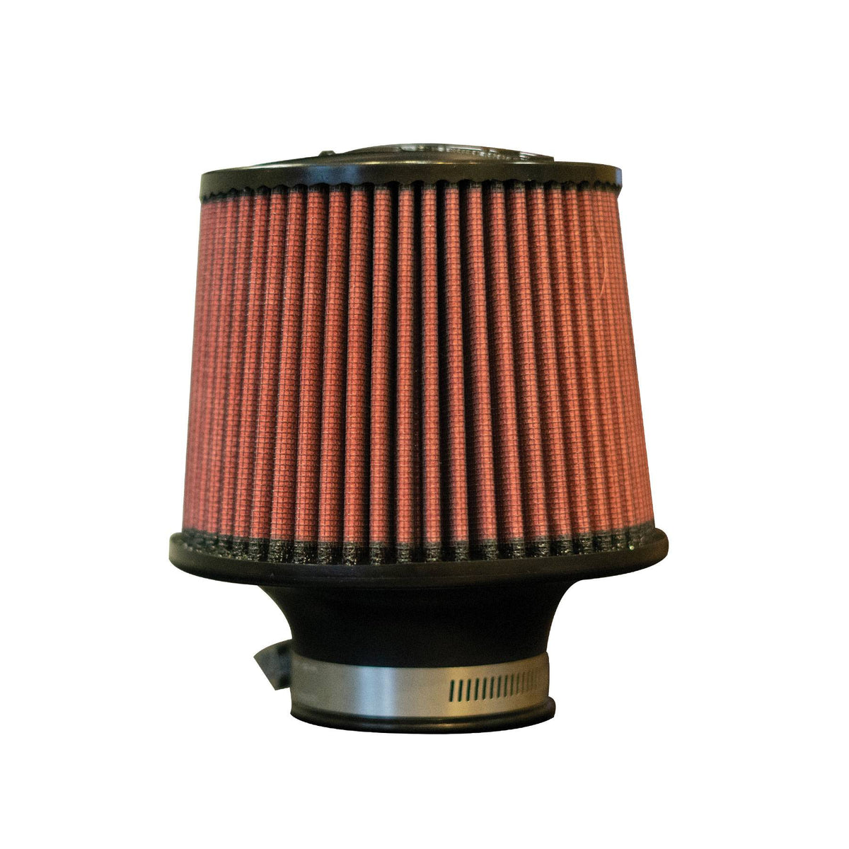 Injen Technology 8-Layer Oiled Cotton Gauze Air Filter - 2.50" Flange ID, 6" Base / 5" Media Height / 5" Top *NOTE: Due to the redesign of the current Inertia top, ALL FILTERS WILL INCLUDE A CLOSED, FLAT TOP TILL FURTHER NOTICE