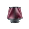Injen Technology 8-Layer Oiled Cotton Gauze Air Filter - 3.50" Flange ID, 6" Base / 5" Media Height / 5" Top *NOTE: Due to the redesign of the current Inertia top, ALL FILTERS WILL INCLUDE A CLOSED, FLAT TOP TILL FURTHER NOTICE