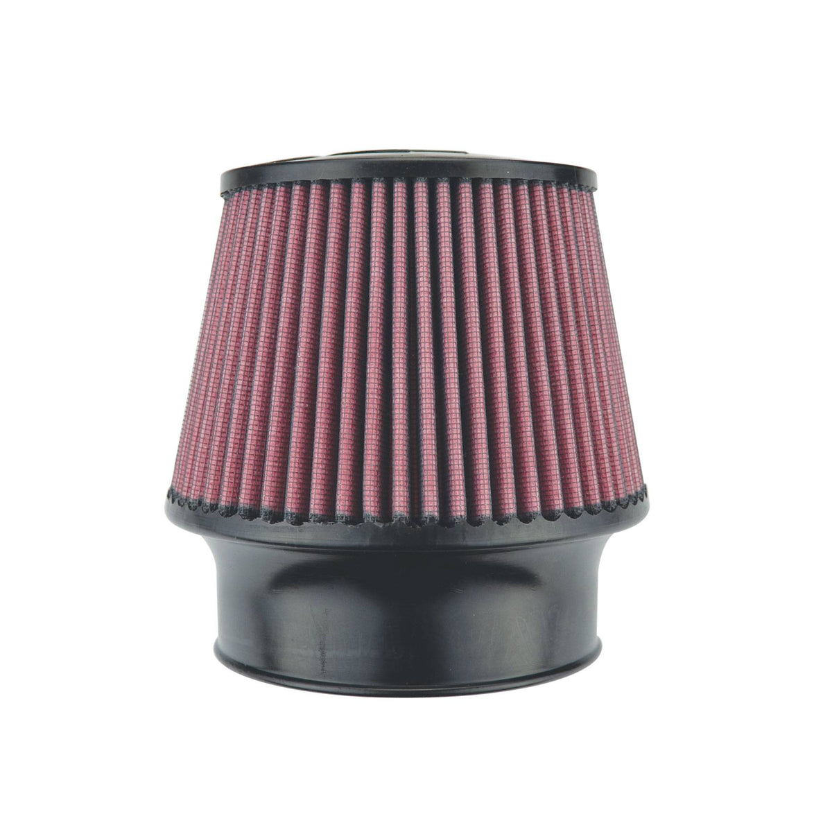 Injen Technology 8-Layer Oiled Cotton Gauze Air Filter - 4.50" Flange ID, 6.75" Base / 5" Media Height / 5" Top *NOTE: Due to the redesign of the current Inertia top, ALL FILTERS WILL INCLUDE A CLOSED, FLAT TOP TILL FURTHER NOTICE