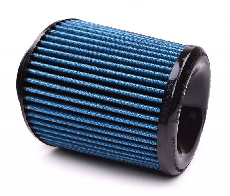 Injen Technology SuperNano-Web Air Filter - 4.00" Flange ID, 6.5" Base / 7.0" Media Height / 5.350" Inertia Top *NOTE: Due to the redesign of the current Inertia top, ALL FILTERS WILL INCLUDE A CLOSED, FLAT TOP TILL FURTHER NOTICE