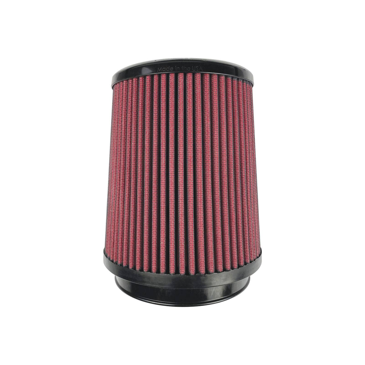 Injen Technology 8-Layer Oiled Cotton Gauze Air Filter - 5.00" Flange ID, 6.5" Base / 6.9" Media Height / 5.350" Inertia Top *NOTE: Due to the redesign of the current Inertia top, ALL FILTERS WILL INCLUDE A CLOSED, FLAT TOP TILL FURTHER NOTICE