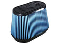 Injen Technology SuperNano-Web Air Filter - 8.50" x 5.63" Oval ID / 9.920" x 7.170" Oval Base / 5.70" Media HT / 6.865" x 4.115" Oval Top / Filter Monitor Nipple