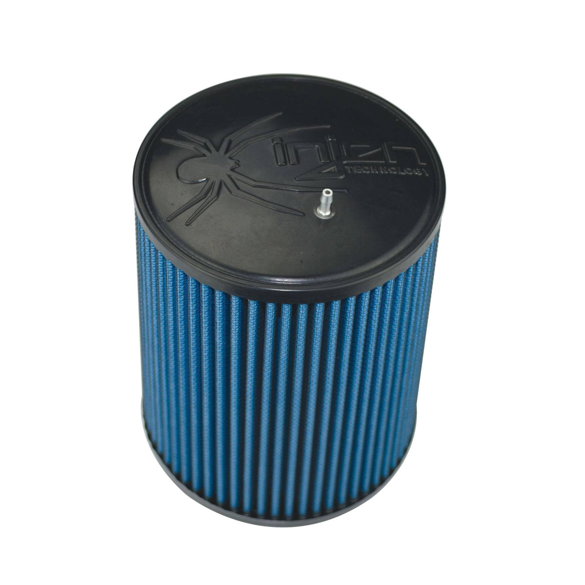 Injen Technology SuperNano-Web Air Filter - 4.00" Flange ID, 6.0" Base / 6.9" Media Height / 5" Top/ Filter Monitor Nipple
