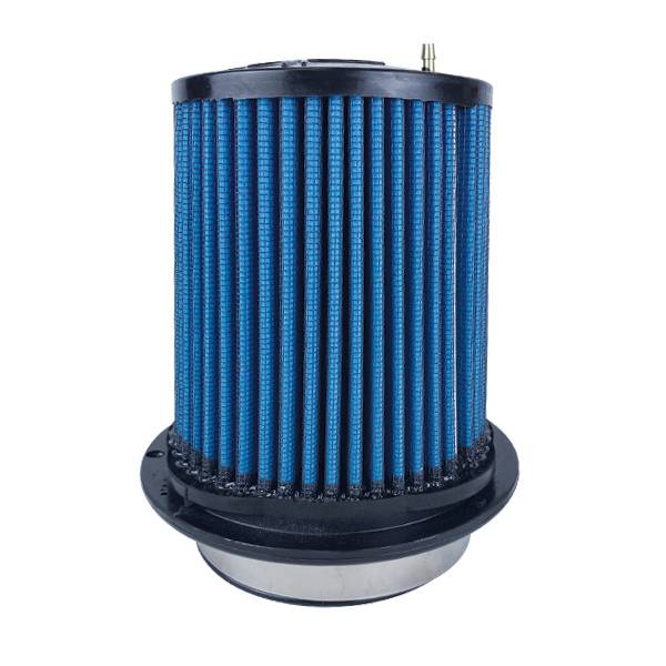 Injen Technology SuperNano-Web Air Filter - 3.5" Flange ID, 5.5" Twist Lock Base / 5.15" Media Height / 4" Top/ Filter Monitor Nipple