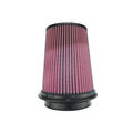 Injen Technology 8-Layer Oiled Cotton Gauze Air Filter - 5.00" Flange ID, 7.0" Twist Lock Base / 7.90" Media Height / 5" Top / Filter Monitor Nipple