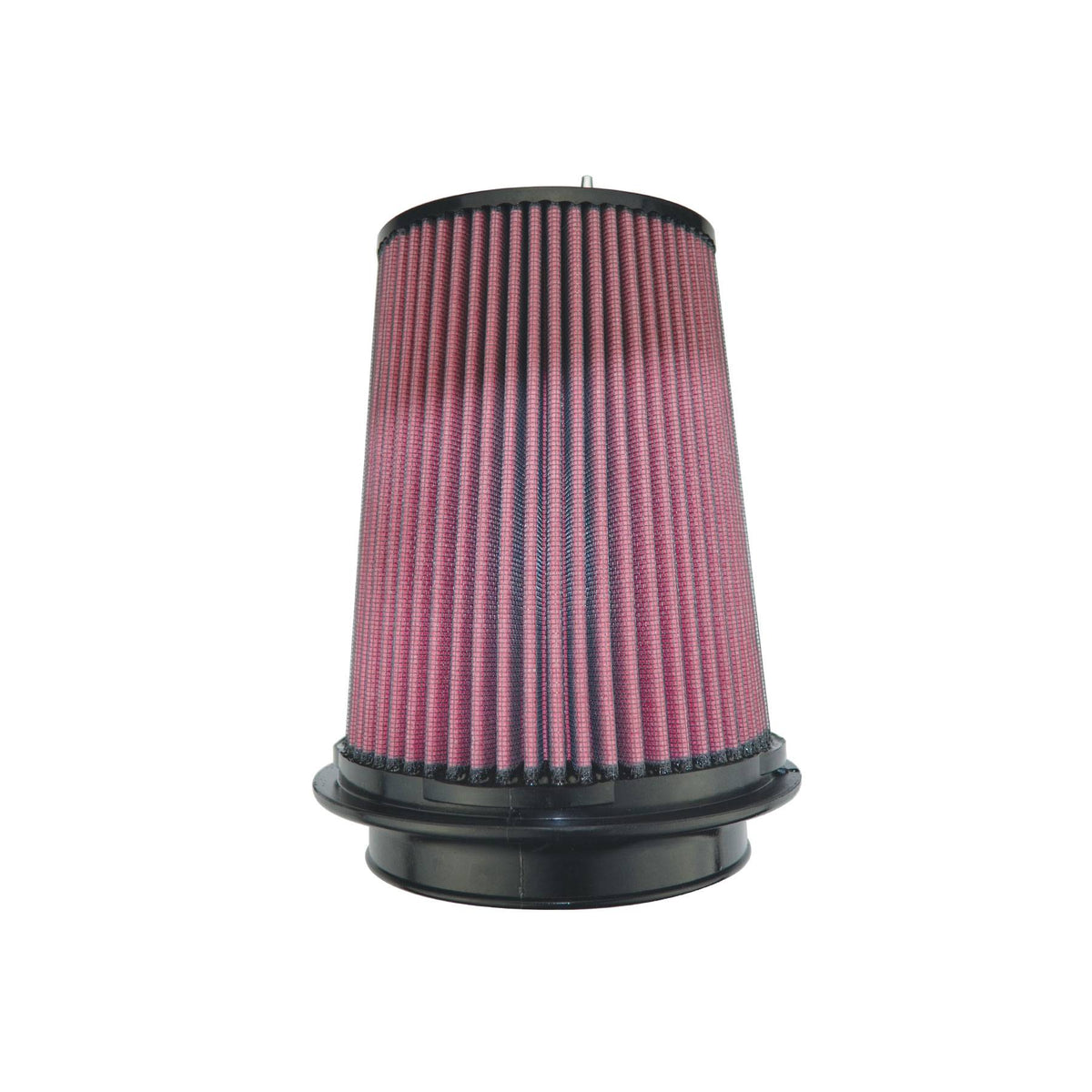 Injen Technology 8-Layer Oiled Cotton Gauze Air Filter - 5.00" Flange ID, 7.0" Twist Lock Base / 7.90" Media Height / 5" Top / Filter Monitor Nipple