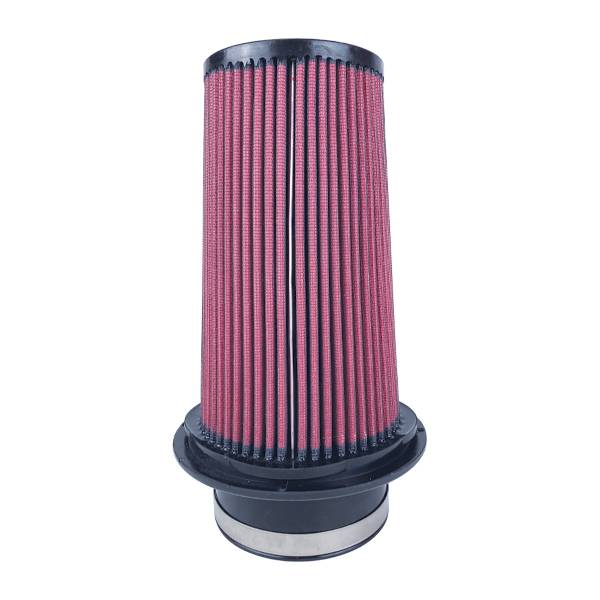 Injen Technology 8-Layer Oiled Cotton Gauze Air Filter - 4.00" Flange ID, 7.0" Twist Lock Base / 8.80" Media Height / 5" Top