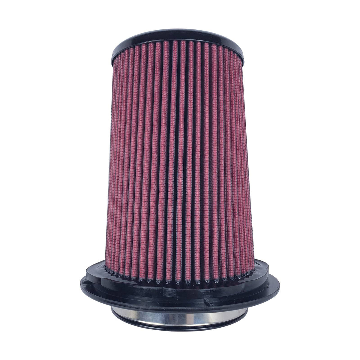 Injen Technology 8-Layer Oiled Cotton Gauze Air Filter - 5.00" Flange ID, 8.0" Twist Lock Base / 7.90" Media Height / 5.30" Top