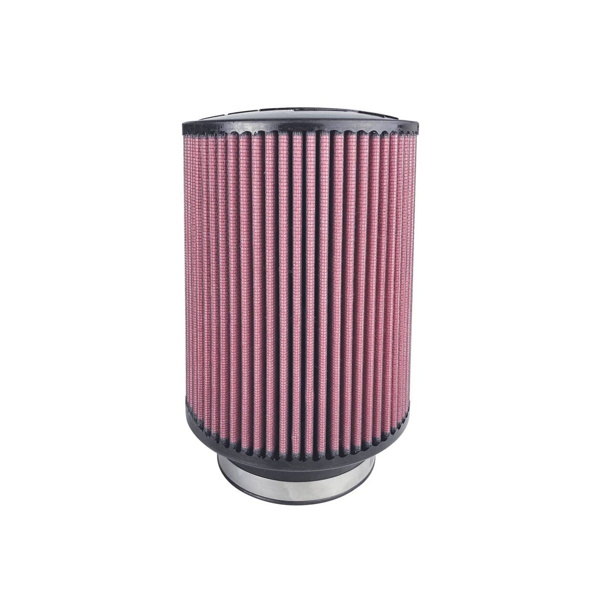Injen Technology 8-Layer Oiled Cotton Gauze Air Filter - 4.00" Flange ID, 6.0" Base / 6.9" Media Height / 5" Top/ Filter Monitor Nipple