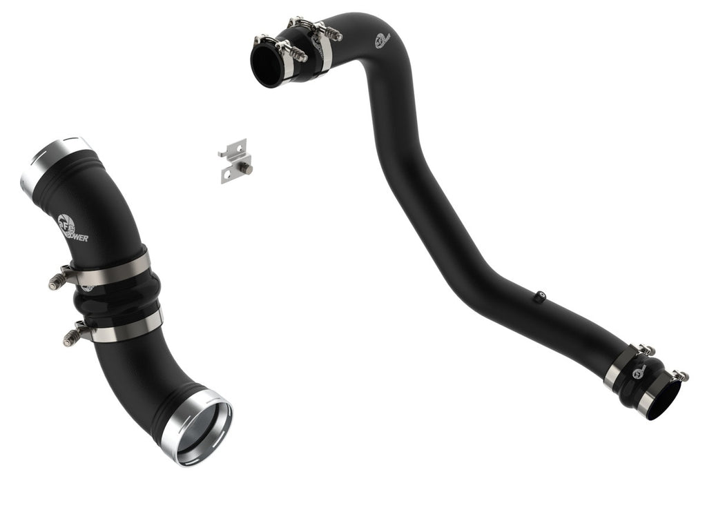 aFe 46-20054-B BladeRunner Aluminum Hot and Cold Charge Pipe Kit Black - view 1