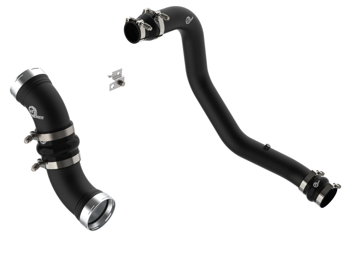 aFe 46-20054-B BladeRunner Aluminum Hot and Cold Charge Pipe Kit Black - view 1