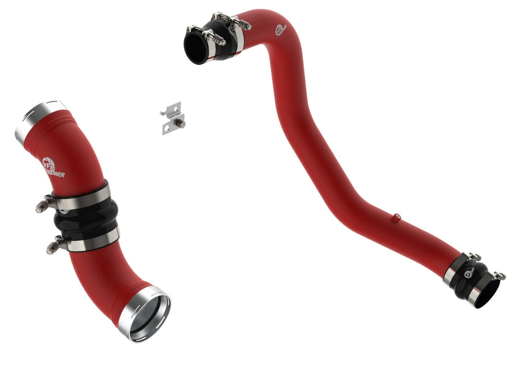 aFe 46-20054-R BladeRunner Aluminum Hot and Cold Charge Pipe Kit Red - view 1
