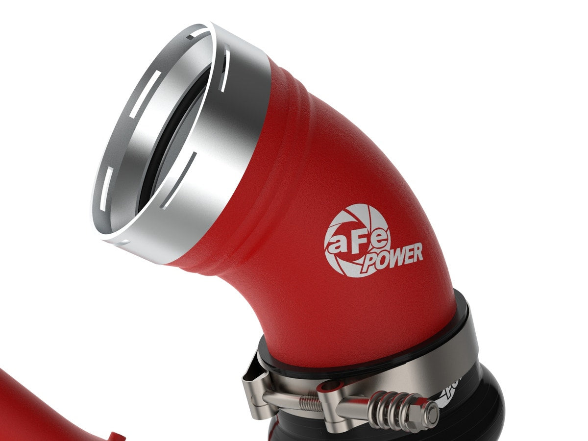 aFe 46-20054-R BladeRunner Aluminum Hot and Cold Charge Pipe Kit Red - view 5