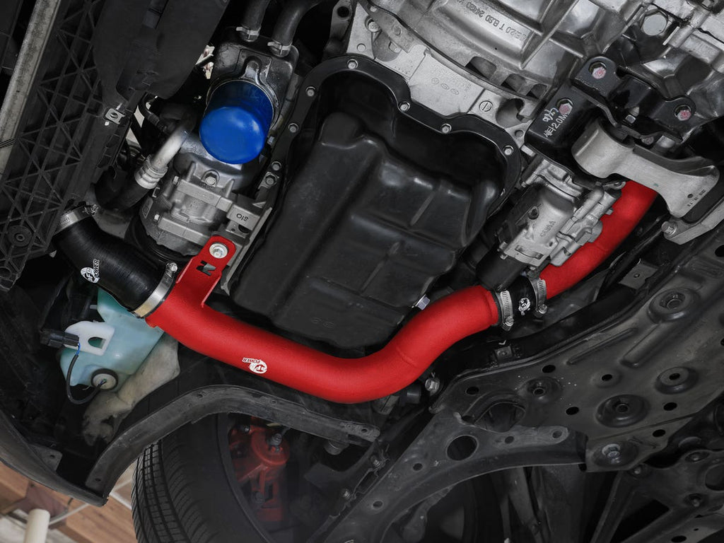 aFe 46-20764-R BladeRunner Aluminum Hot and Cold Charge Pipe Kit Red - view 2