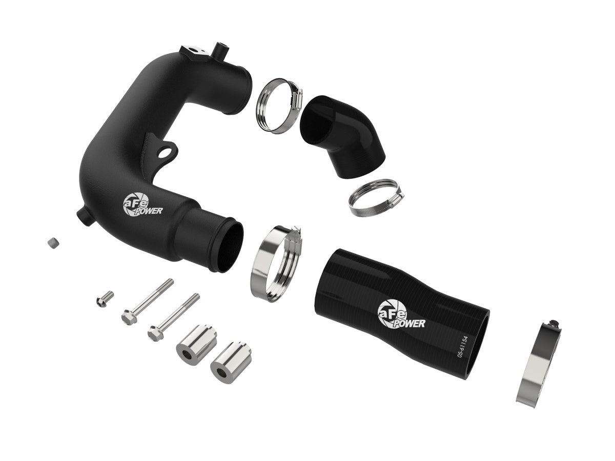 aFe 46-20778-B BladeRunner 2-1/2 IN Aluminum Hot Charge Pipe Black - view 3