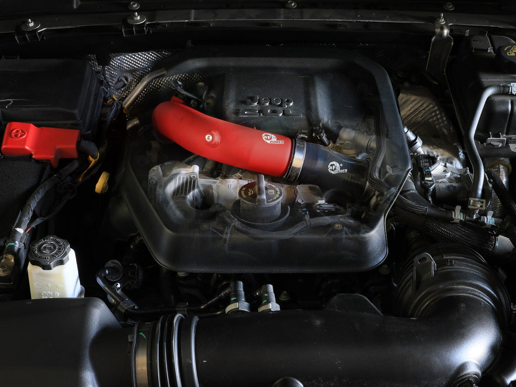 aFe 46-20778-R BladeRunner 2-1/2 IN Aluminum Hot Charge Pipe Red - view 2